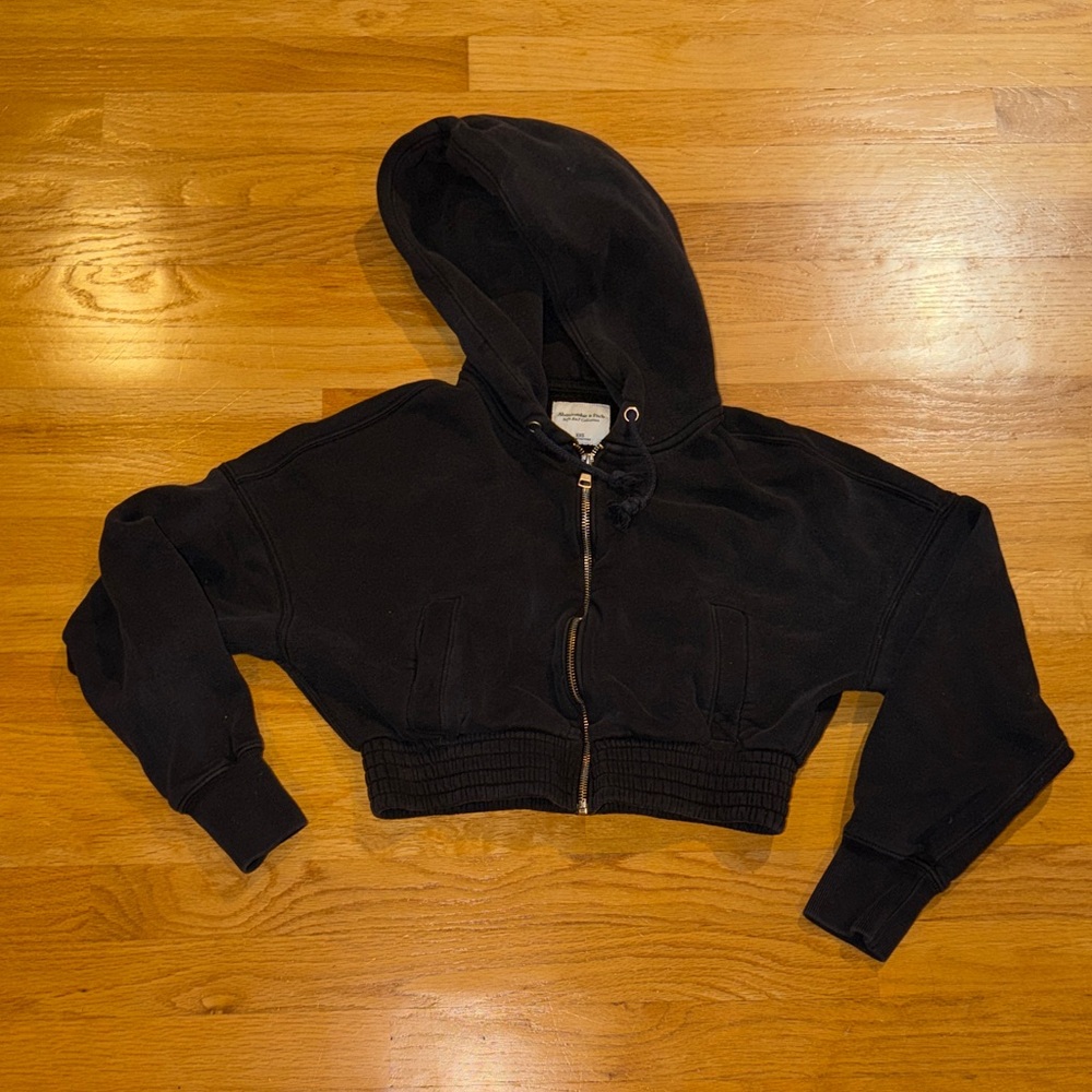 Abercrombie & Fitch black Soft Hoodie